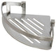 Anello Collection 8" Corner Soap/Amenity Basket, Satin Stainless