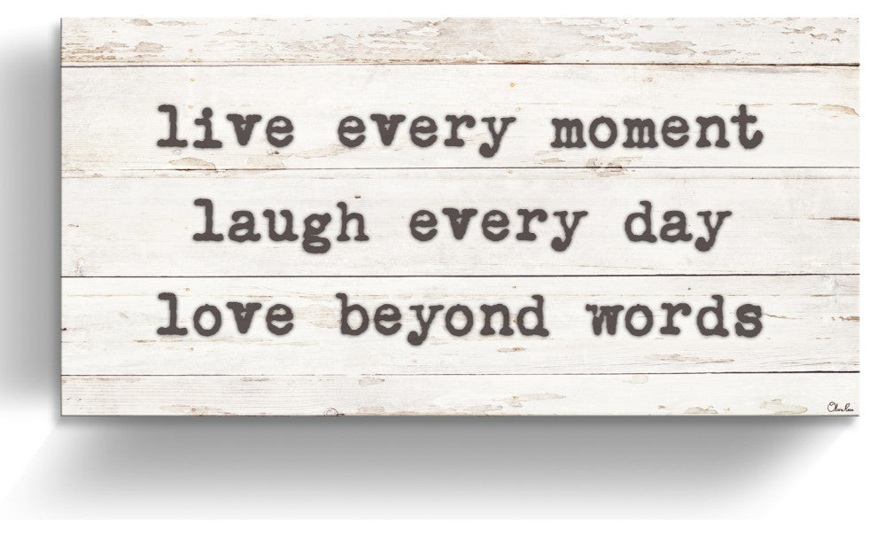 Words to Live by Wrapped Canvas Harvest Wall Art