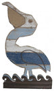 Distressed Pelican Wall Plaque