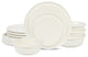 Stone Lain Capri Stoneware 12-Piece Dinnerware Set, White