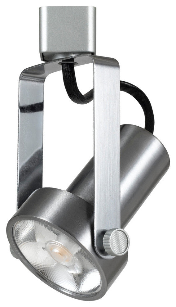 AC 12W 3300K 770 Lumen Dimmable LED Track Fixture, Brushed Steel Finish