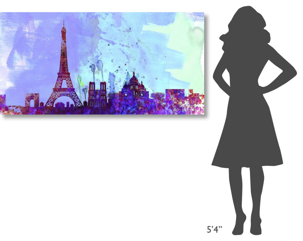 "Paris City Skyline" Fine Art Print