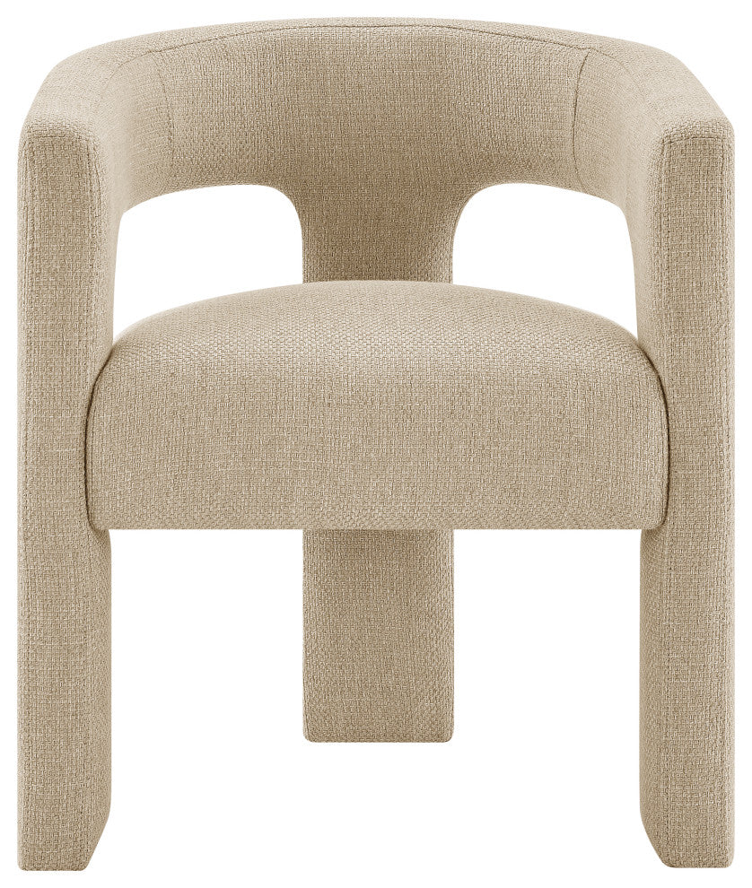 Sherlyn Dining Side Chair, Barley Beige, Fabric