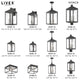 Livex Lighting Scandinavian Gray 3-Light Outdoor Post Top Lantern