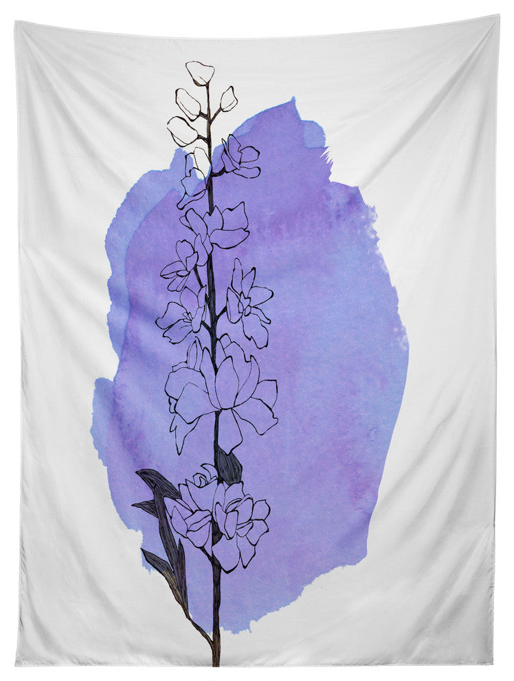 Deny Designs Morgan Kendall Delphinium Tapestry