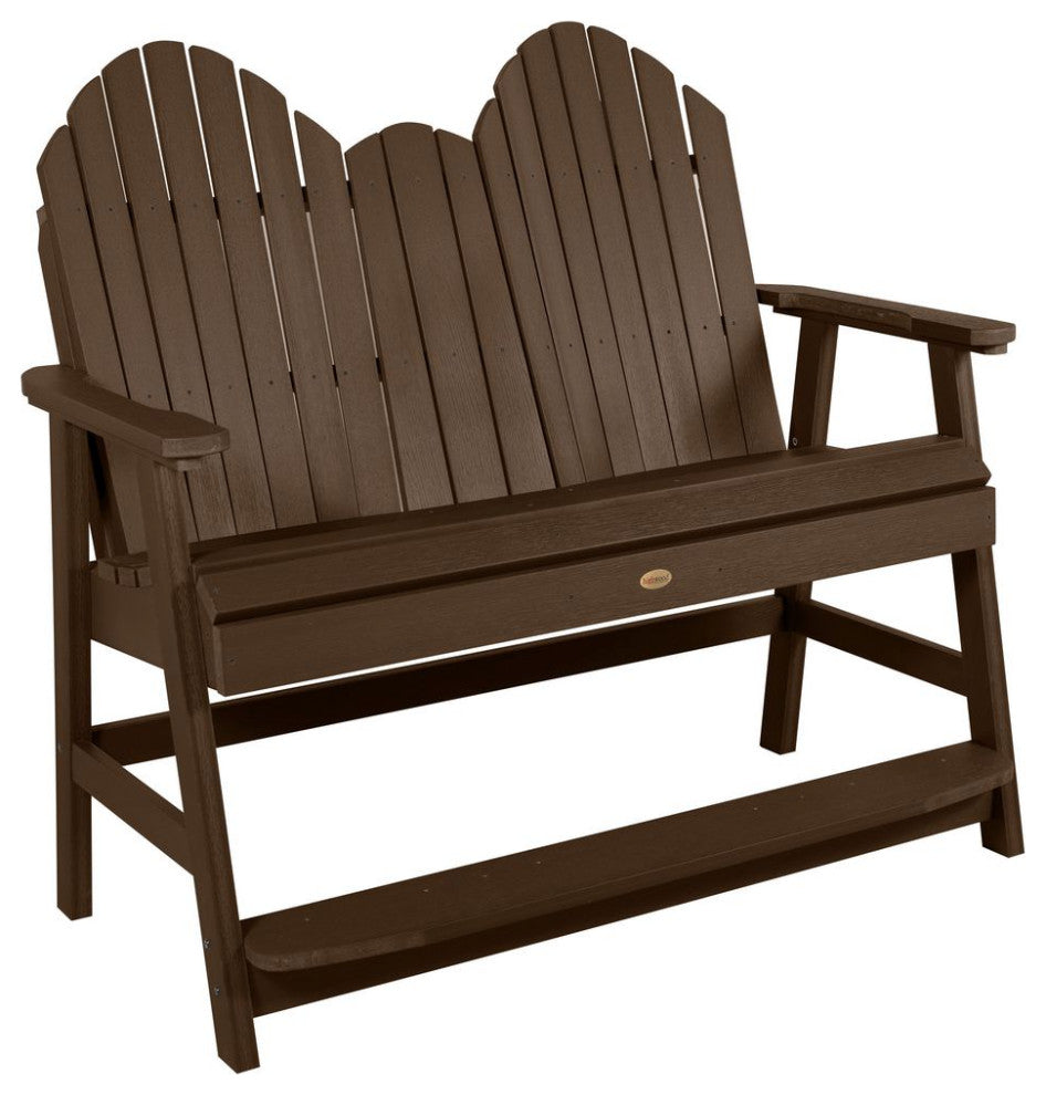 Hamilton 4' Counter Height Bench, Weathered Acorn