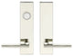 Sunrise Lever, Tubular Dummy Entry With Dummy Cylinder, Polished Stainless Steel