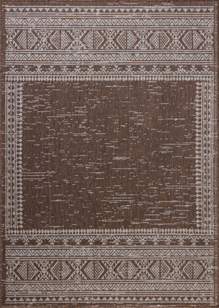 Loloi Easton Coffee / Dove 8'-6" x 11'-6" Area Rug