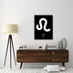 "Leo Zodiac Sign White" Fine Art Print