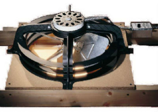Air Vent 53319 Gable Mount Power Attic Ventilator, WCGB, 1320 CFM