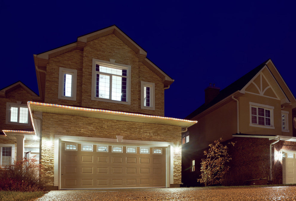 NICOR Single Cylinder Bullet Outdoor Lighting, White