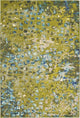 Unique Loom Green Jardin Ivy 4' 0 x 6' 0 Area Rug