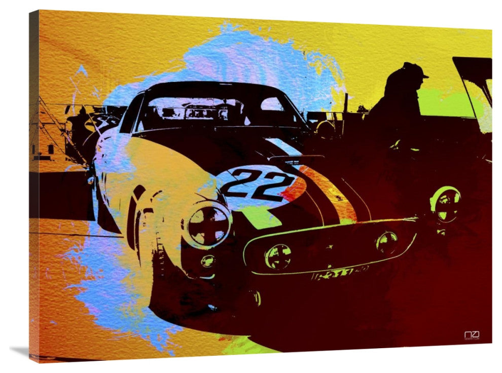 "Ferrari Watercolor" Fine Art Print