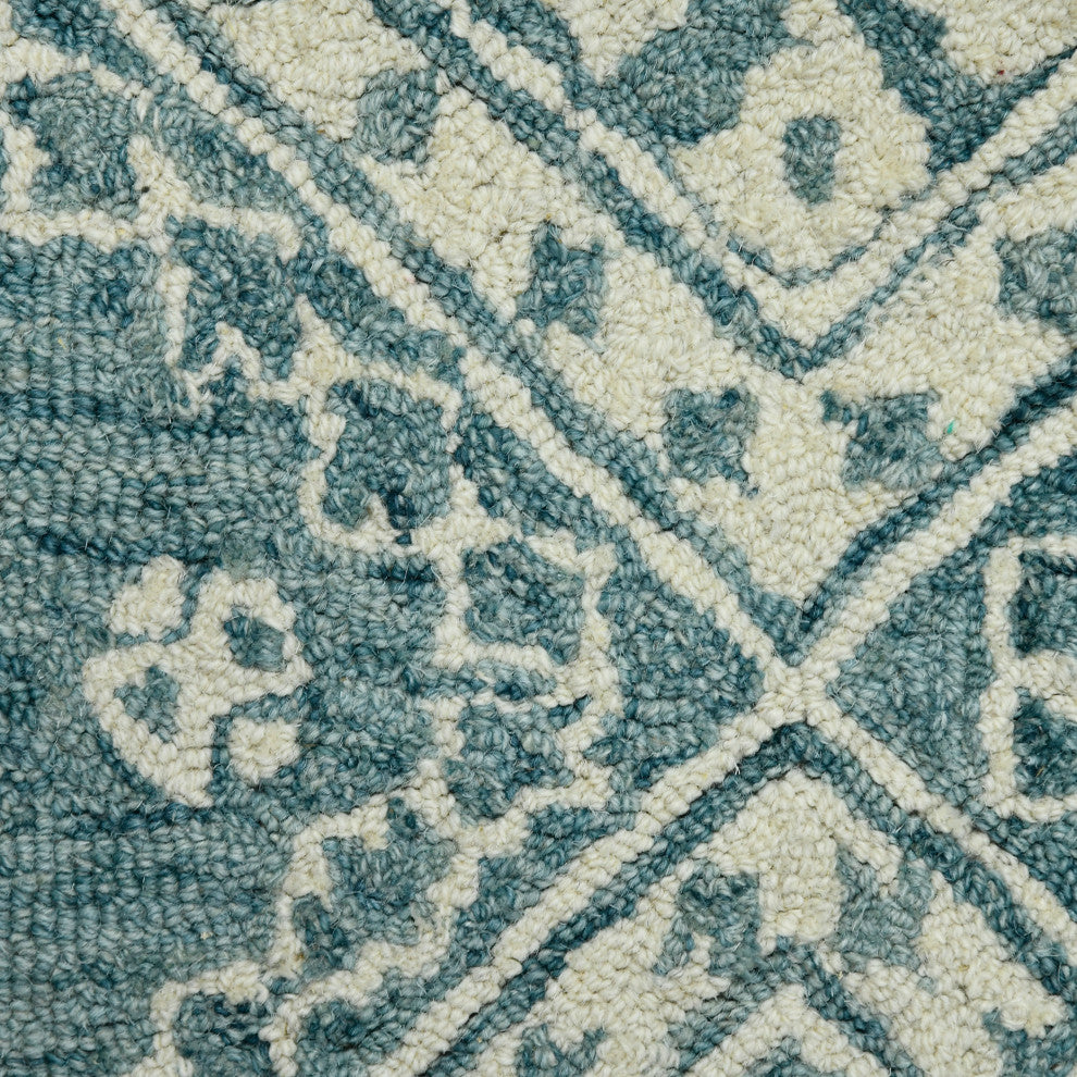 Boscage Ilford Area Rug, Blue, 8' x 11', Geometric