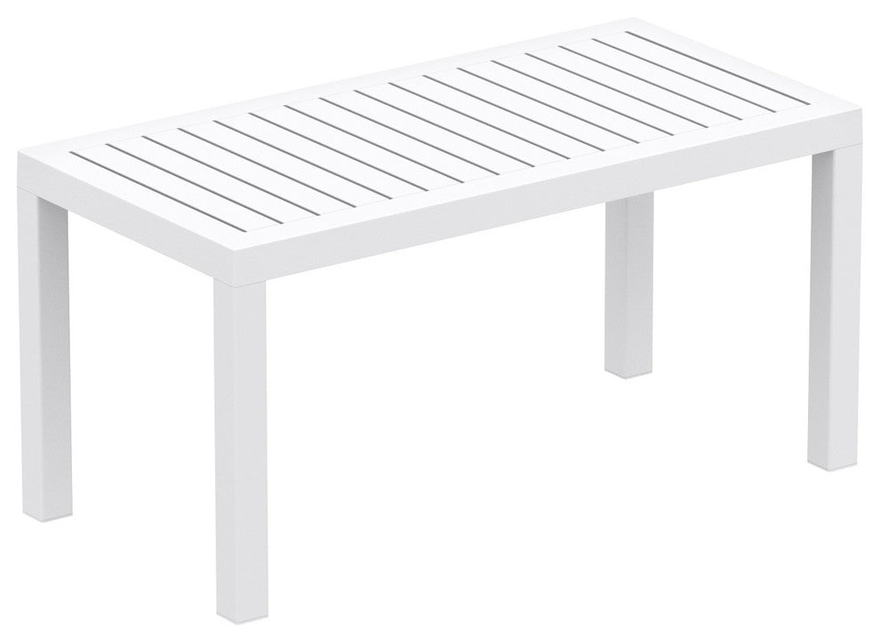 Compamia Ocean Outdoor Coffee Table, White
