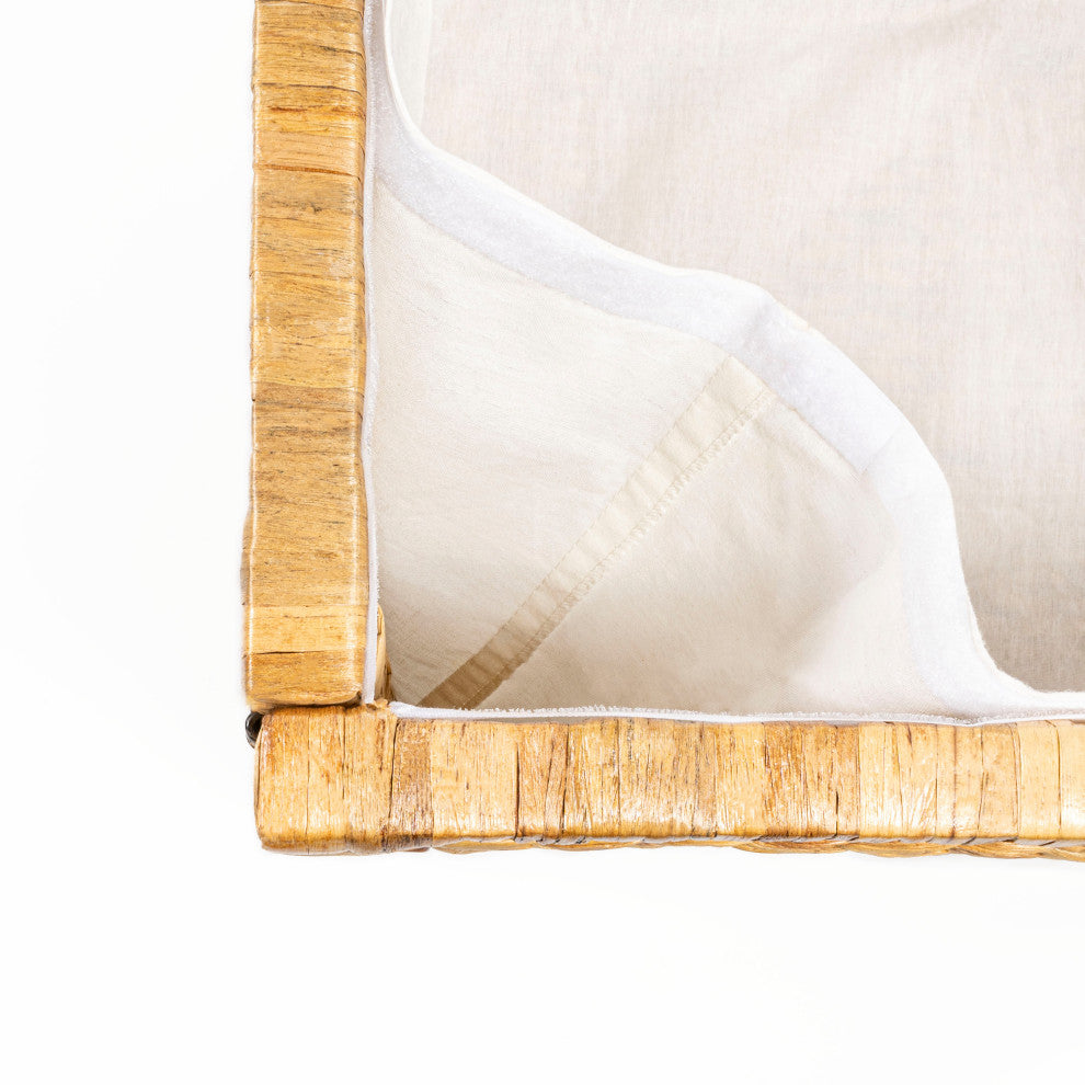 Anada Wicker Weave 30" Storage Trunk, Natural