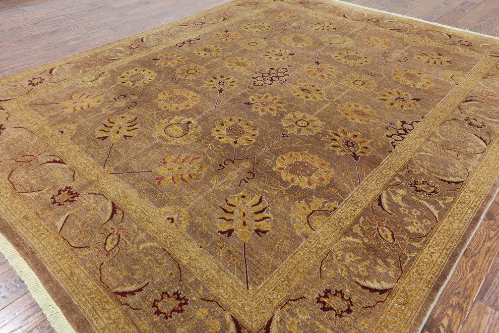 8'x10' Chobi Peshawar Hand Knotted Oriental Rug, W1994
