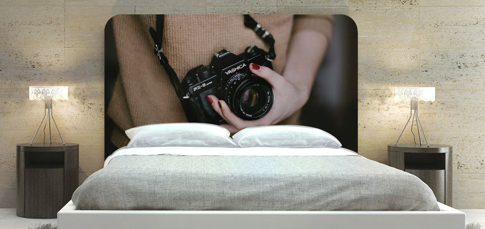 "Yashika Camera" Headboard