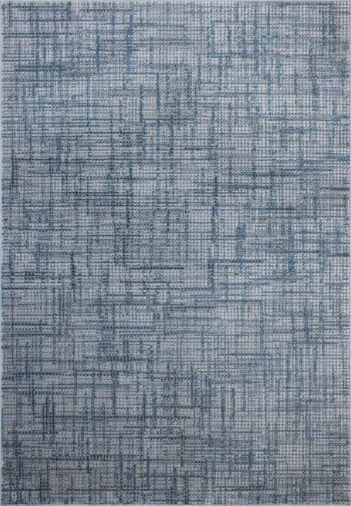 Loloi Townes Grey / Denim 6'-7" x 9'-2" Area Rug
