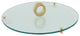 Ring Glass Pedestal Tray, Gold