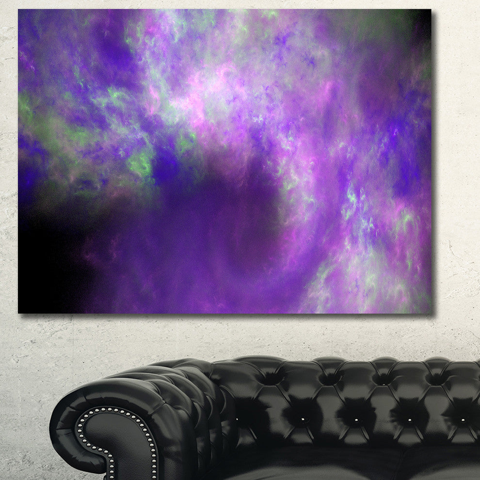 Perfect Light Purple Starry Sky, Abstract Canvas Art Print, 40x30