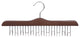 Wooden Belt Hanger, Walnut/Chrome