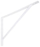 National Hardware® N260-604 Super Strength Shelf Bracket, 20", White