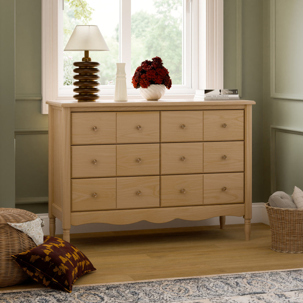 Liberty 6-Drawer Assembled Dresser, Honey