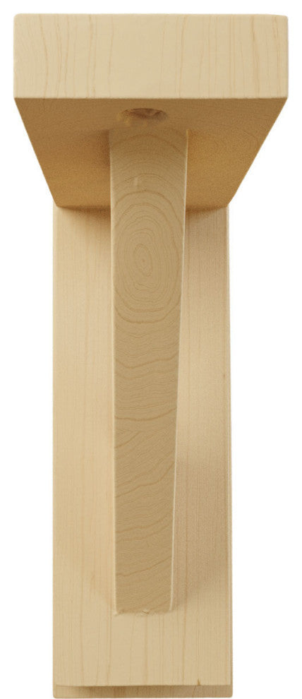 2 1/2"W x 6 1/4"D x 7 1/2"H Traditional Shelf Bracket, Alder
