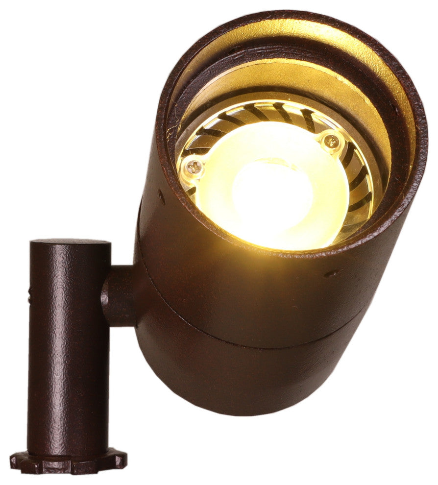 LED Low Voltage Directional Bullet Light in Rust Finish-BPL103RSTLED