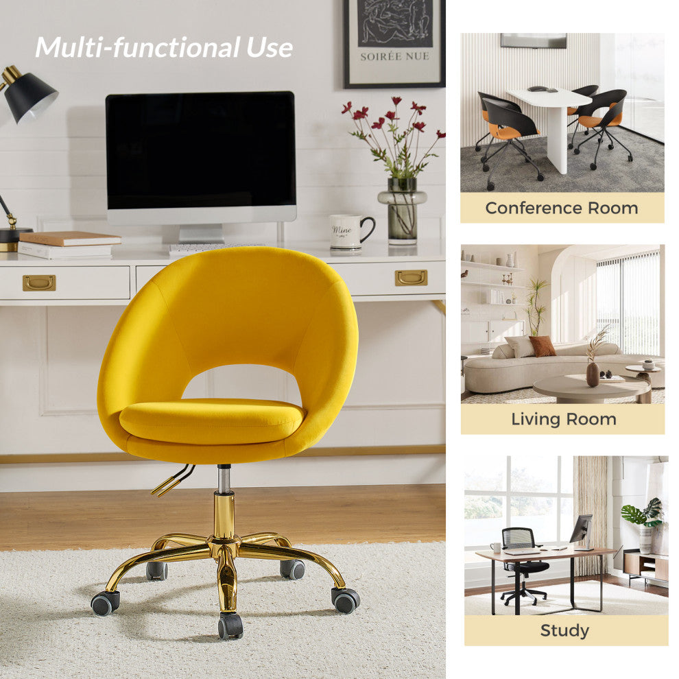 Savas Task Chair, Yellow