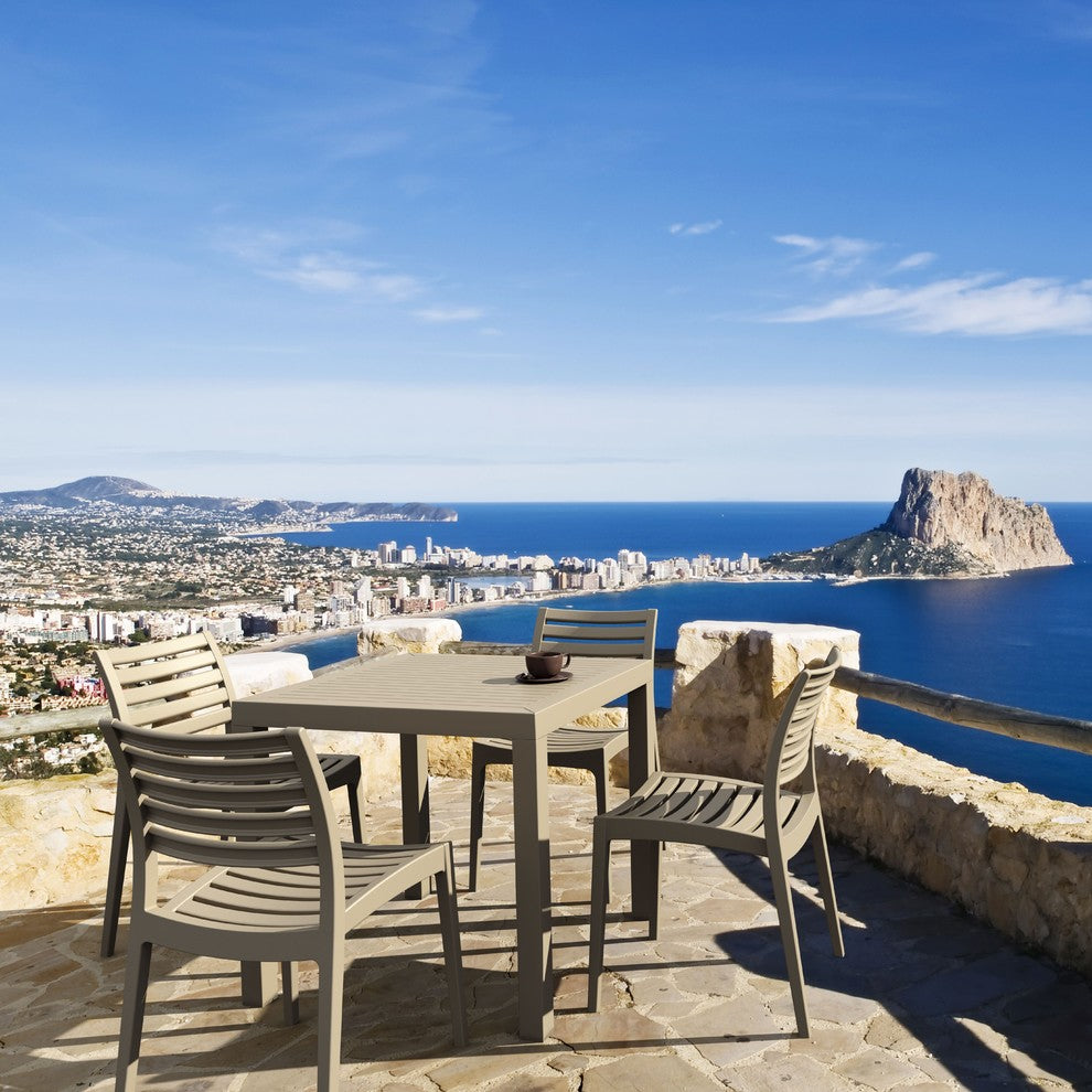 Compamia Ares 5-Piece Dining Set, Taupe