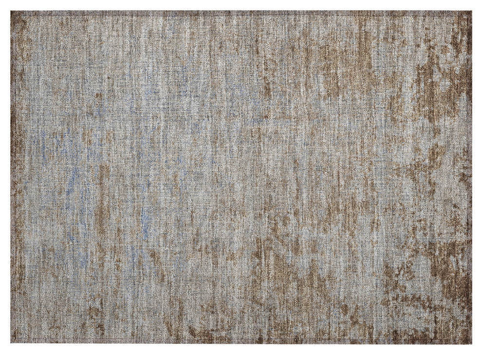 Machine Washable Indoor/Outdoor Chantille ACN1901 Taupe 1'8" x 2'6" Rug