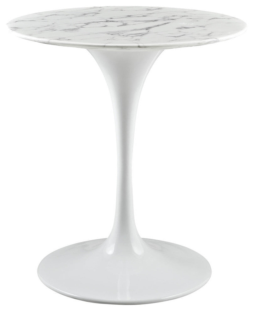 Modern Contemporary Kitchen 28" Dining Table White