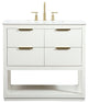 Louie 36" Single Bathroom Vanity, White