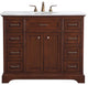 42" Single Bathroom Vanity Set, Teak