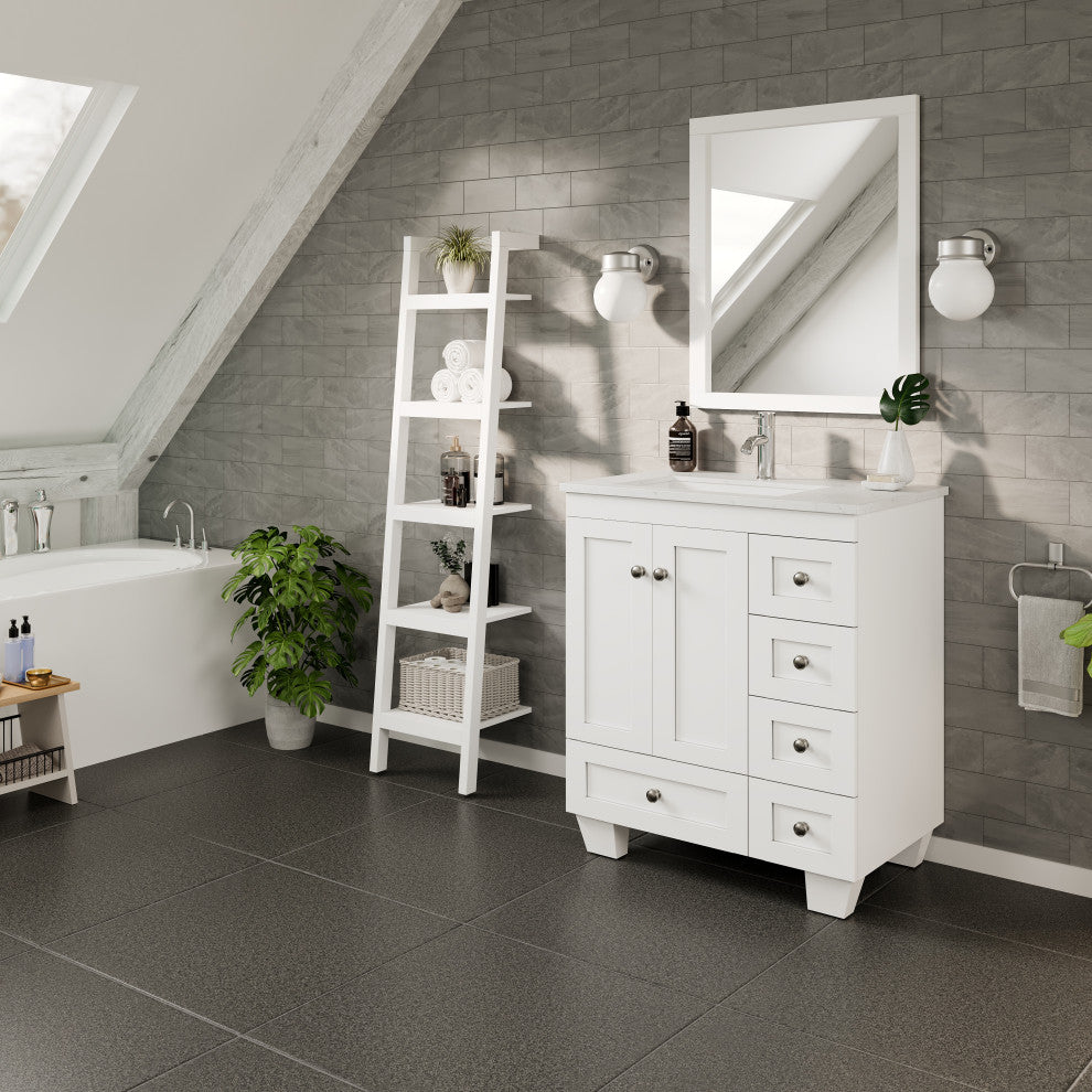 Eviva Happy 28" White, Quartz Top