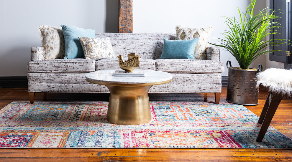 Unique Loom Multicolored Codex Monterey 2' 0 x 3' 0 Area Rug