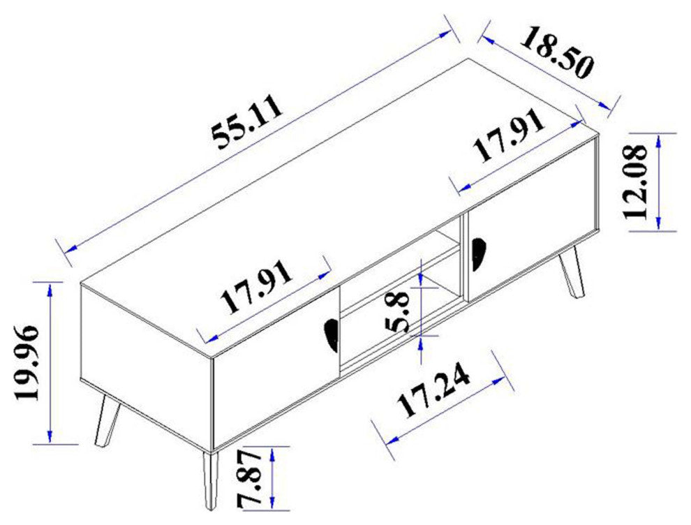 Manhattan Comfort Haley TV Stand