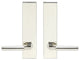 Aurora Lever, Tubular Privacy, Polished Stainless Steel, 2-3/8" Backset