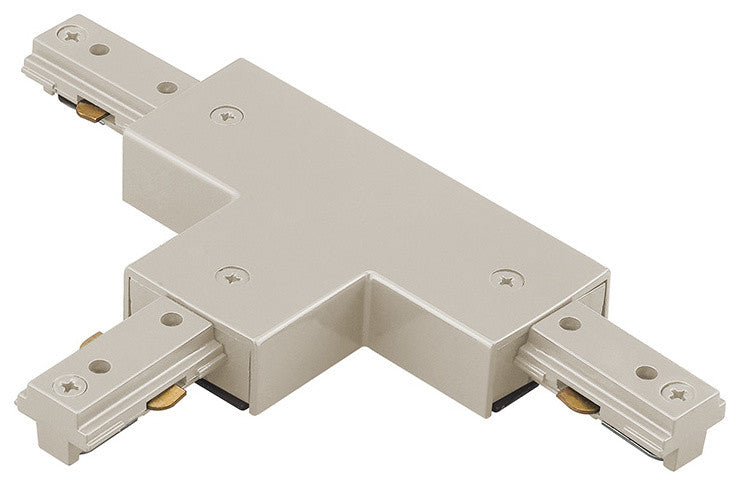 WAC Lighting J Track T Connector in Brushed Nickel