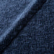 4"x 4" Fabric Swatch Sample, Twilight Navy Blue Chenille