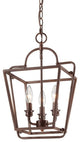 Millennium Lighting Pendant, Rubbed Bronze