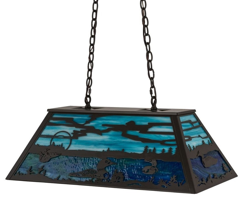 33 Long Loon Oblong Pendant