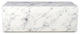 Matteo Marble Design Block Coffee Table, White