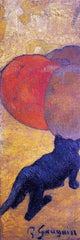 Paul Gauguin Little Cat - 15" x 30" Premium Canvas Print