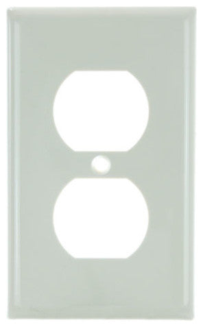 Sunlite E211/A 1 Gang Duplex Receptacle Plate, Almond