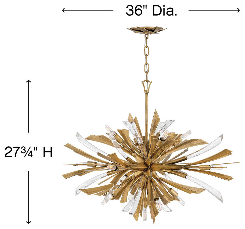 Fredrick Ramond Vida Large Single Tier, Burnished Gold