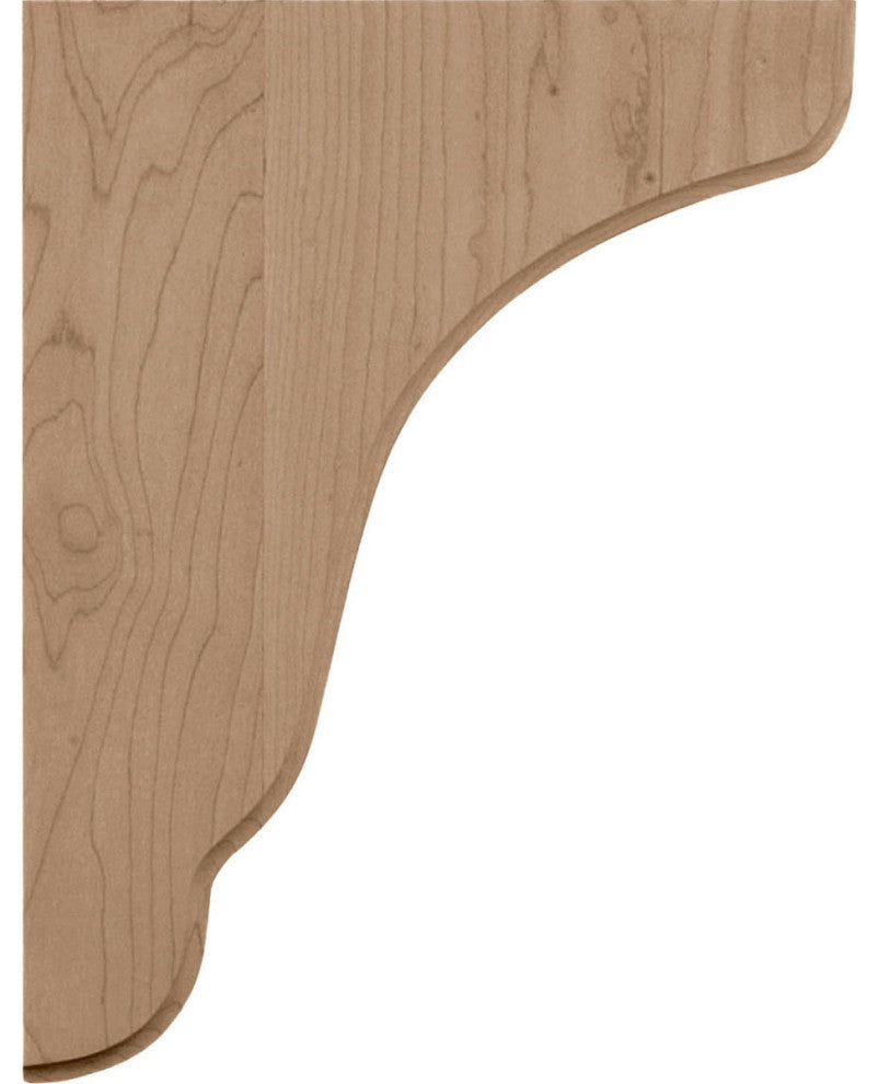 1 3/4"W x 8 1/2"D x 11"H Plymouth Wood Bracket, Cherry