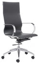 Modern Slide High Back Management Office Chair, Black